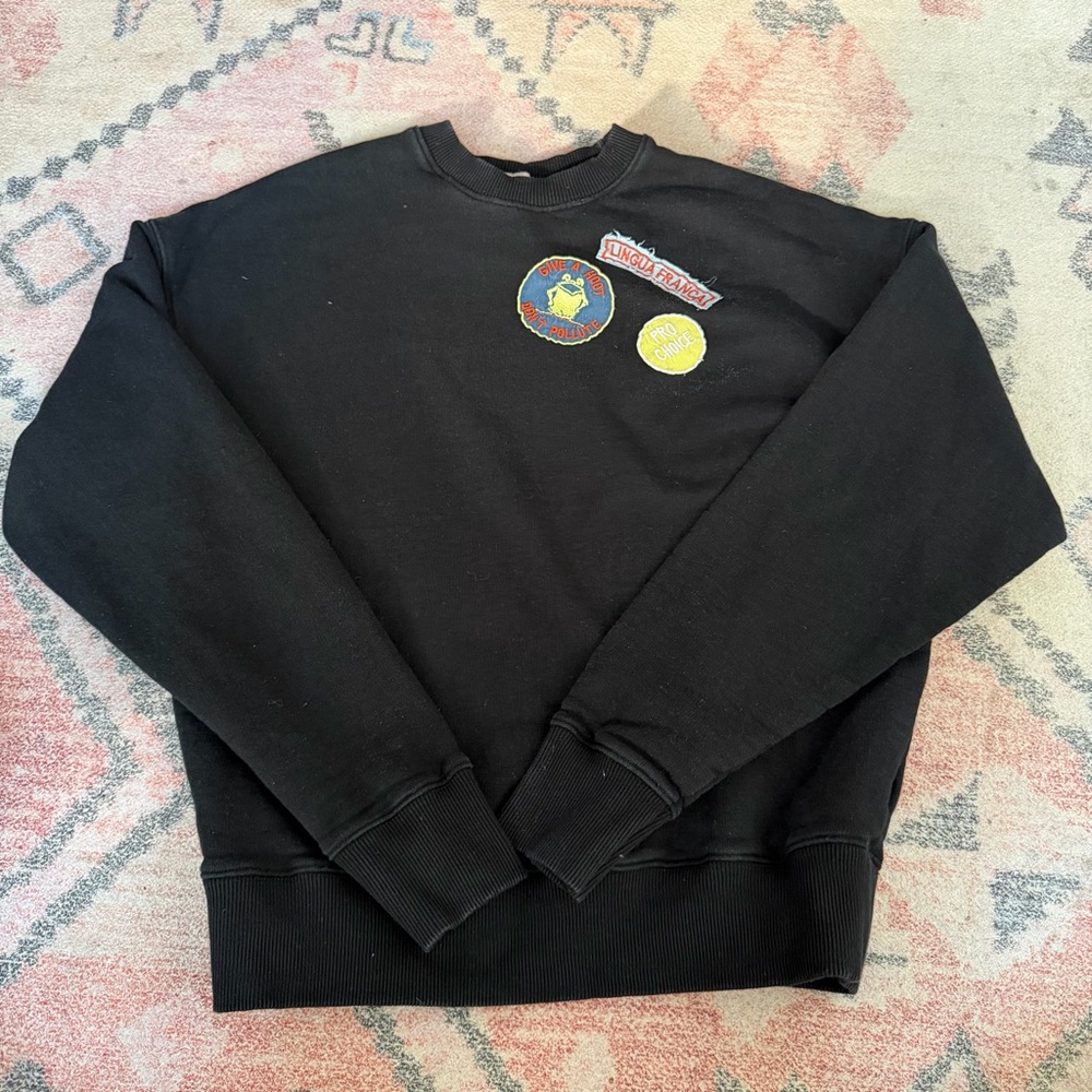 Black Crew Neck Sweater
